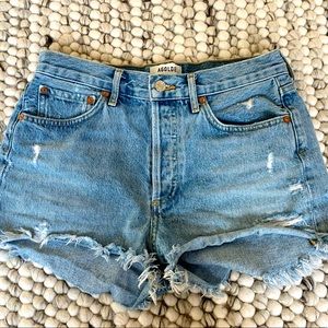 Agolde PARKER VINTAGE CUT OFF SHORT IN SWAPMEET